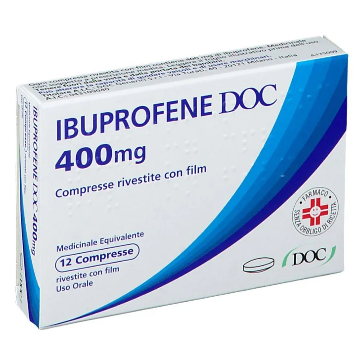 Doc Ibuprofene  400 mg 12 compresse rivestite