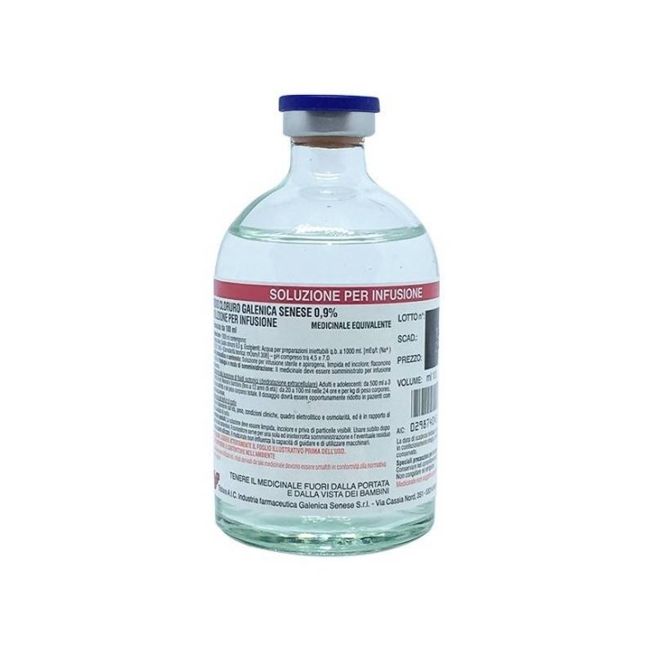 Galenica Senese Sodio Cloruro 1 Flacone 250 ml 0,9 %