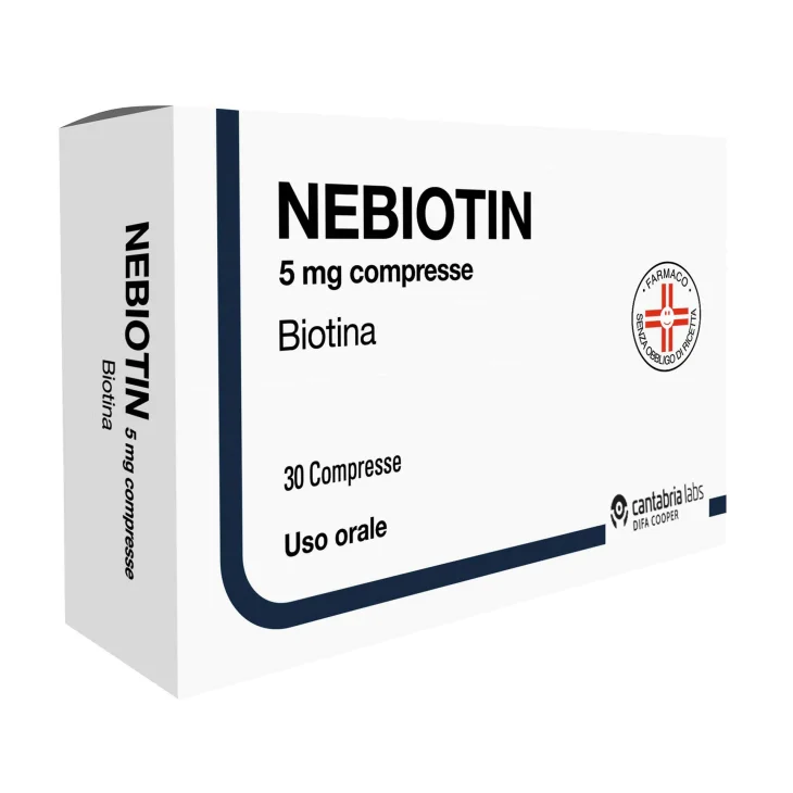 Difa Cooper Nebiotin 30 compresse 5 mg