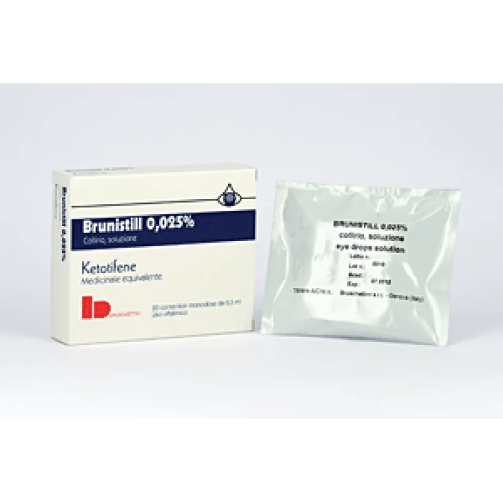 Brunistill 0,025% Collirio per congiuntivite allergica 20 fiale monodose da 0,5 ml