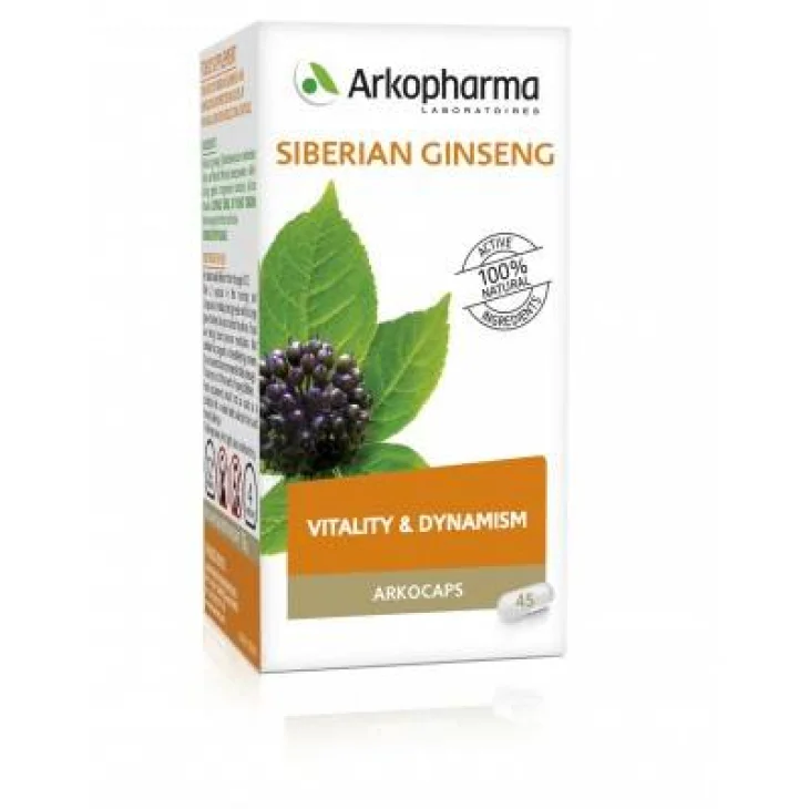 Arkopharma Arkocapsule Eleuterococco Integratore Energizzante 45 capsule