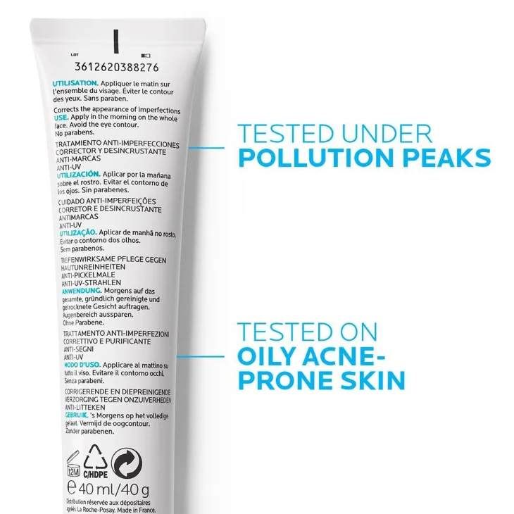 La Roche Posay Effaclar Duo (+) Spf 30 Correttivo Purificante 40 ml