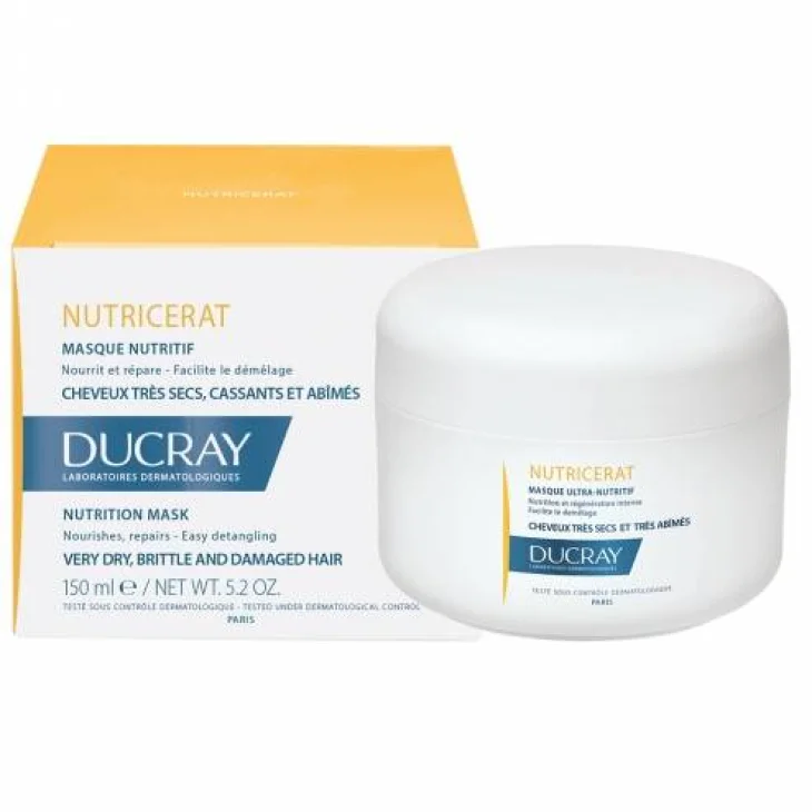 Ducray Nutricerat Maschera Ultra-Nutritiva per Capelli Secchi 150 ml