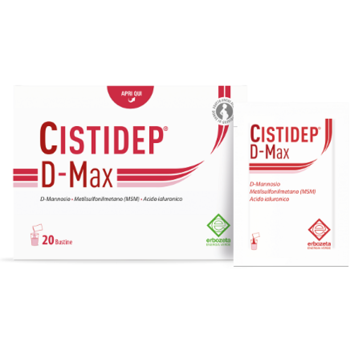 Erbozeta Cistidep D Max Integratore Vie Urinarie 20 Bustine