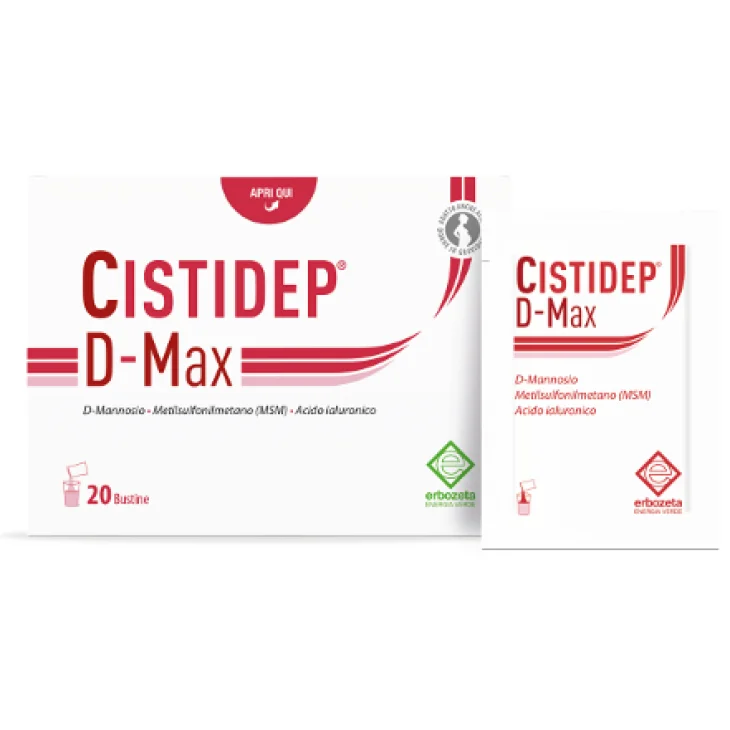 Erbozeta Cistidep D Max Integratore Vie Urinarie 20 Bustine