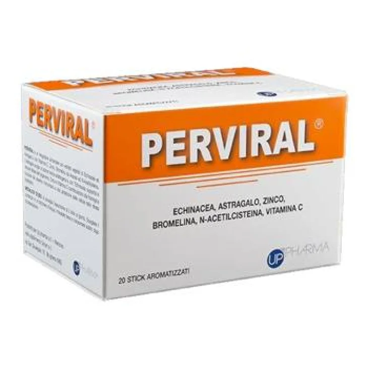 Perviral Integratore per il sistema immunitario 20 Stick Astuccio 60 g