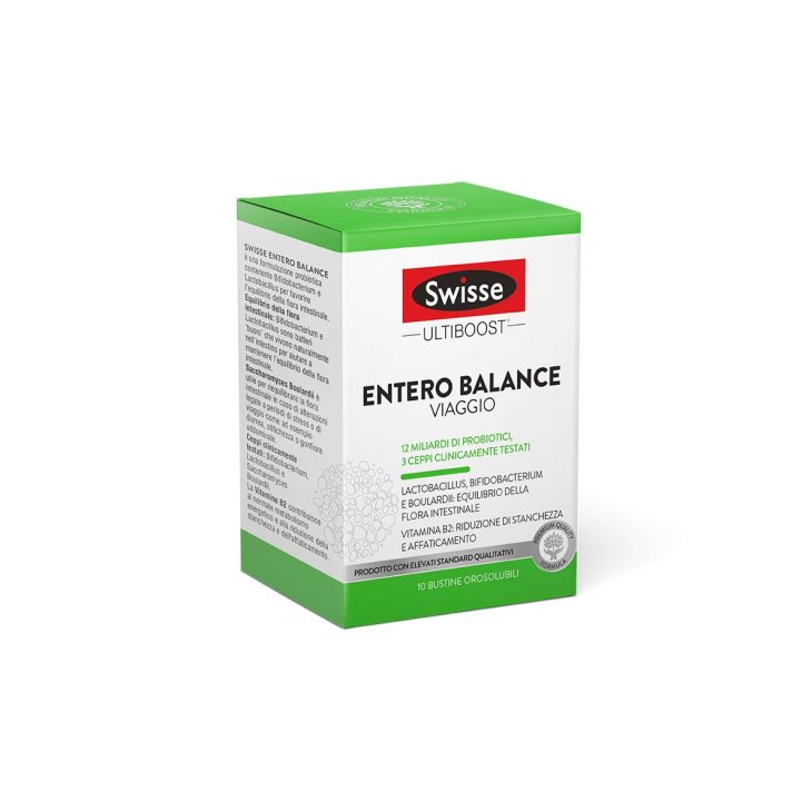 Swisse Entero Balance Viaggio Integratore per la Flora Intestinale 10 bustine