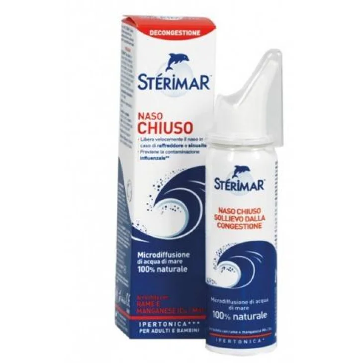 Laboratorio Balducci Sterimar Ipertonico Spray utile per il Naso Chiuso 50 ml