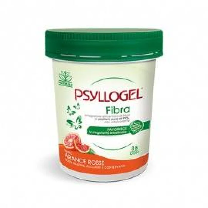 Nathura Psyllogel Fibra Integratore per il Benessere Intestinale 170 g  Gusto Arancia Rossa