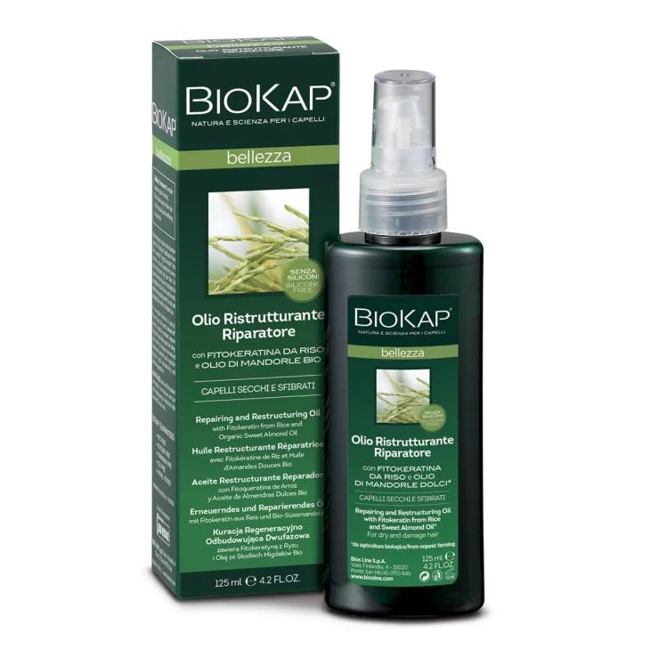 Bios Line Biokap Olio Ristrutturante Riparatore Capelli 125 ml