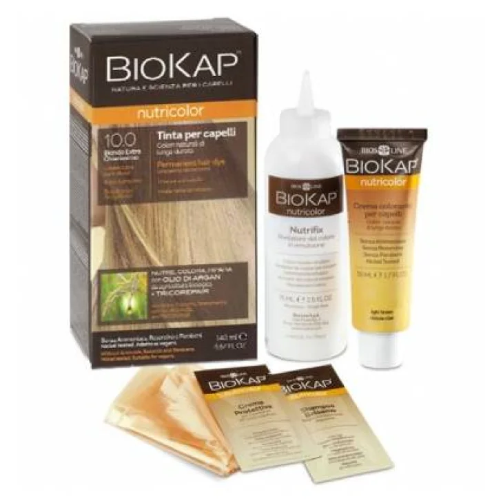 Bios Line BioKap Nutricolor Tinta Colore 10.0 Biondo Extra Chiarissimo