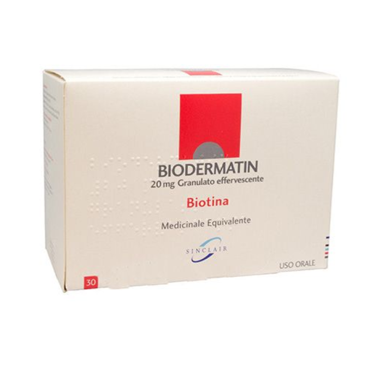 Biodermatin 20 mg Granulato Effervescente 30 Bustine
