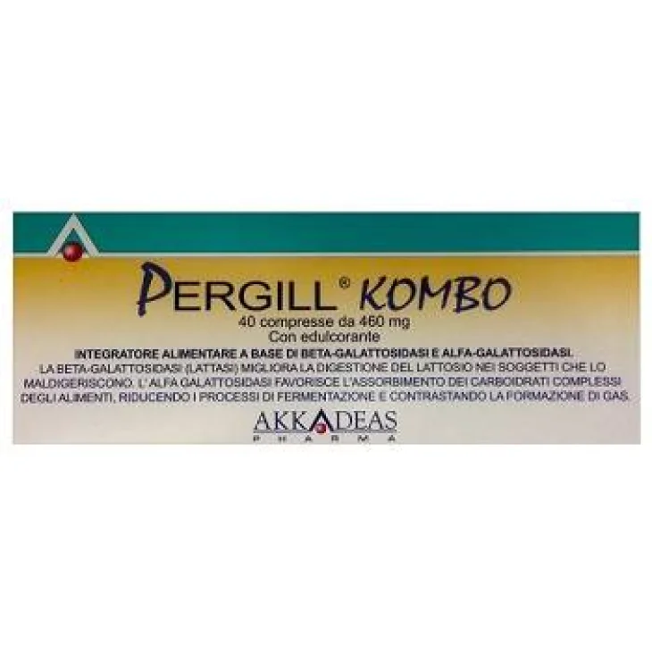 Pergill Kombo Integratore Digestione Lattosio 40 Compresse