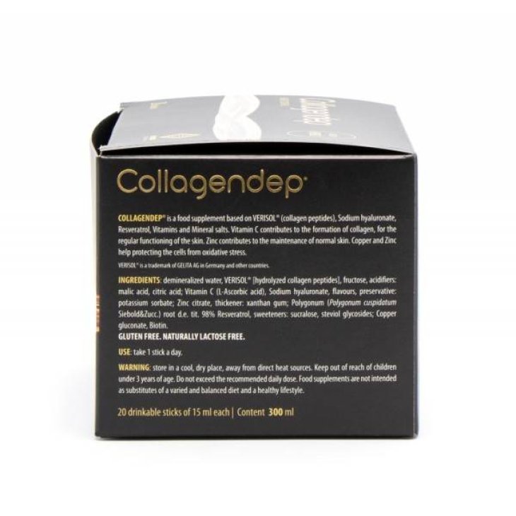 Collagendep Beauty Cocktail Integratore per la Pelle 20 Drink Stick da 15 ml