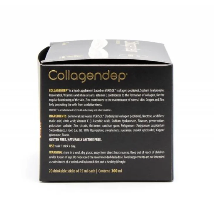 Collagendep Beauty Cocktail Integratore per la Pelle 20 Drink Stick da 15 ml
