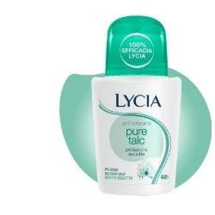 Lycia Pure Talc Deodorante Roll On 50 ml