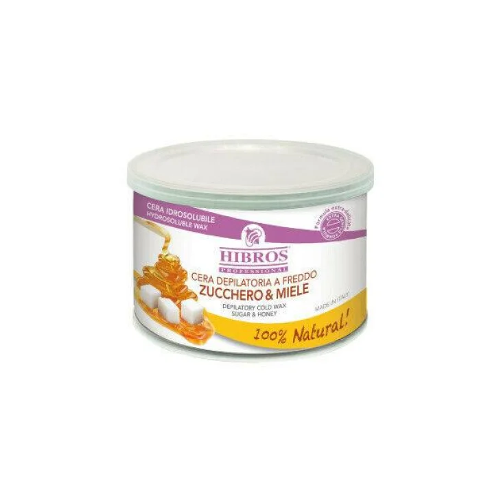 Hibros Latte e miele Cera depilatoria idrosolubile a freddo 500 ml