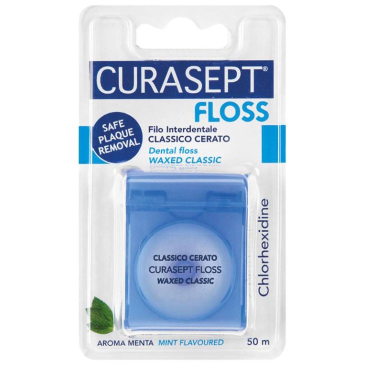 Curasept Floss Classic Cerato Clorexidina Filo interdentale