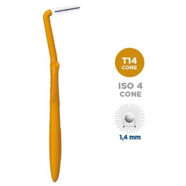 Curasept Proxi Angle T14 Cone Ocra/Dark Gold Scovolino interdentale 5 pezzi