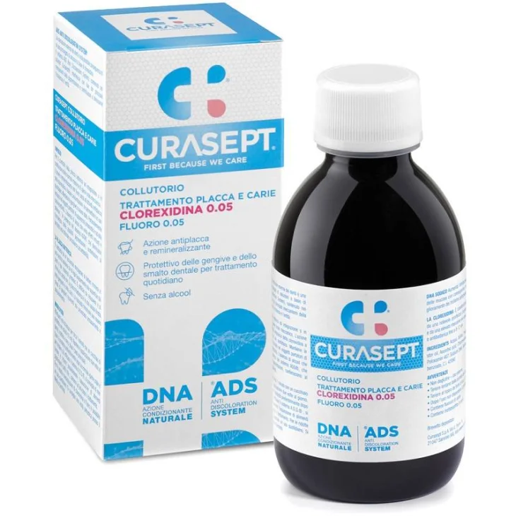 Curasept 0,05 Ads + Dna Collutorio per placca e carie 200 ml