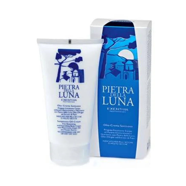 Exenthia Mediterranea Sontuose pietra di luna Olio Crema nutriente per il corpo 150 ml