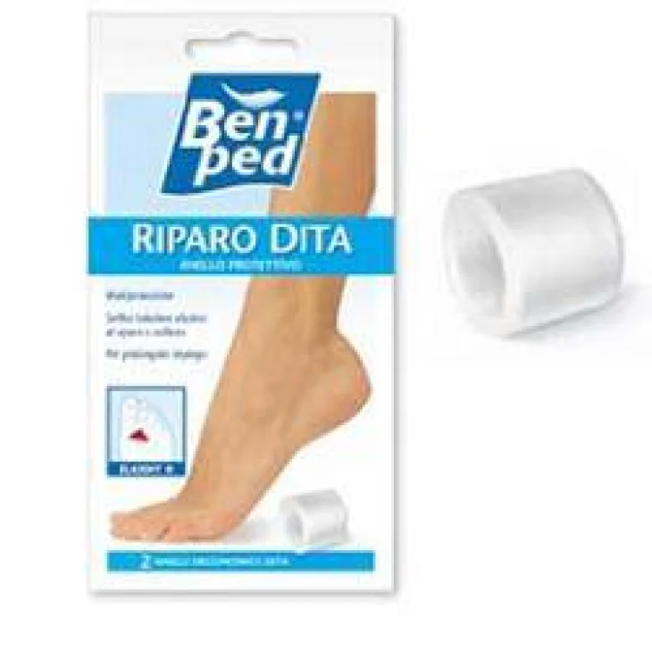 Benped Riparo per dita Anello Grande 2 Pezzi