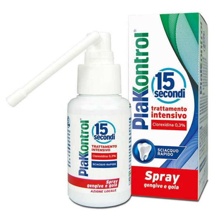 Plakkontrol 15 Secondi Collutorio Spray 50 Ml