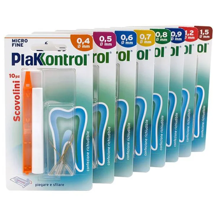 Plakkontrol Minigrip 0,5 Mm Scovolino interdentale 10 Pezzi
