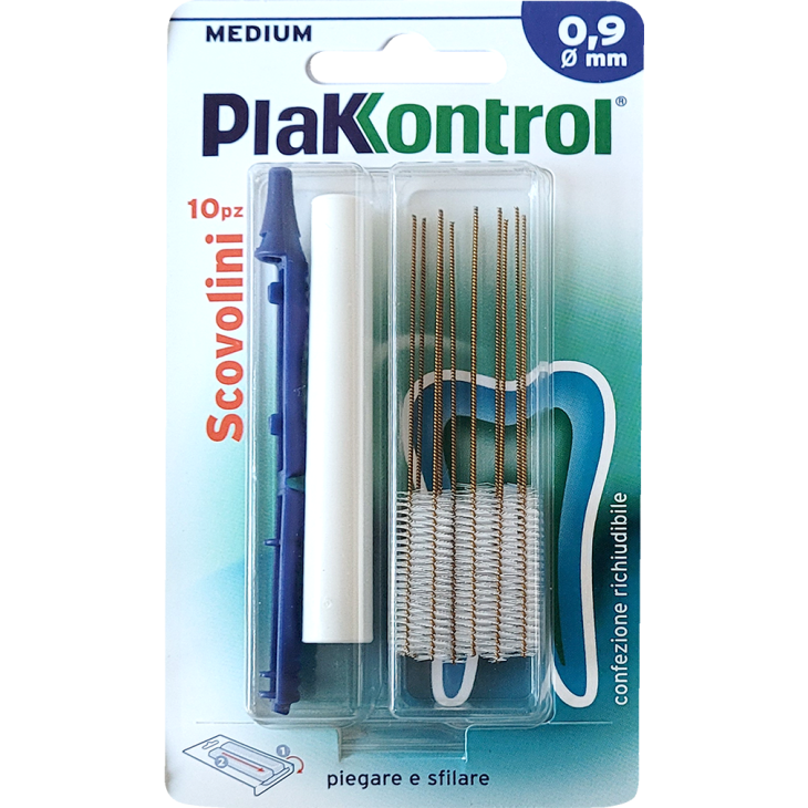 Plakkontrol Minigrip Scovolino 0,9 Mm 10 Pezzi