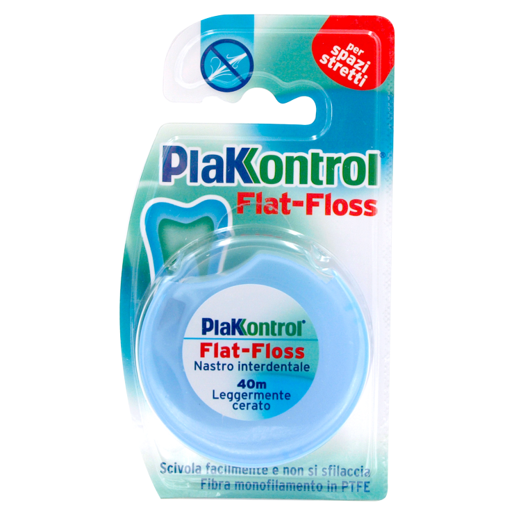 Plakkontrol Flat Floss Filo Interdentale 40m