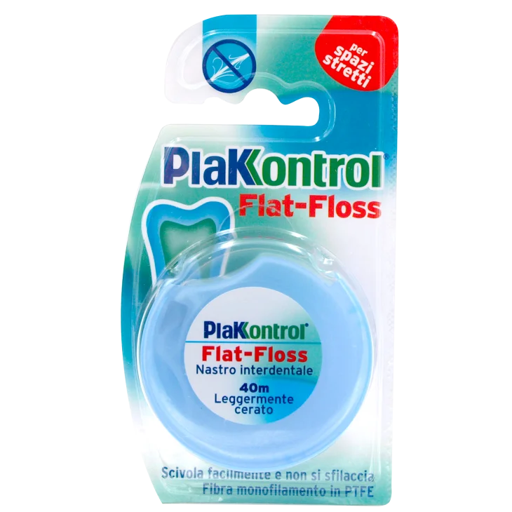 Plakkontrol Flat Floss Filo Interdentale 40m