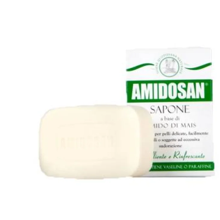 Amidosan Sapone detergente per pelle sensibile di viso e corpo 125 g