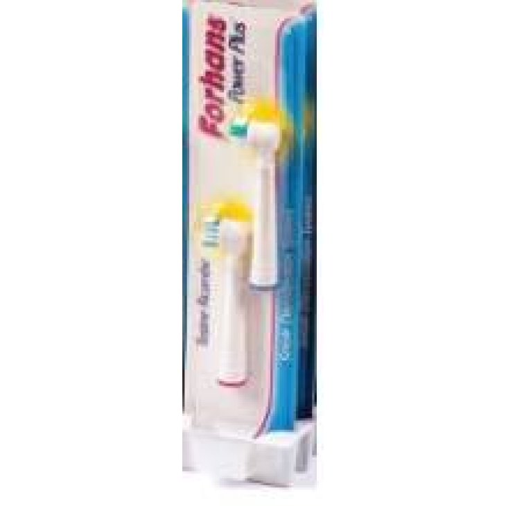Forhans Power Plus Testina 2 Pezzi Ricambio