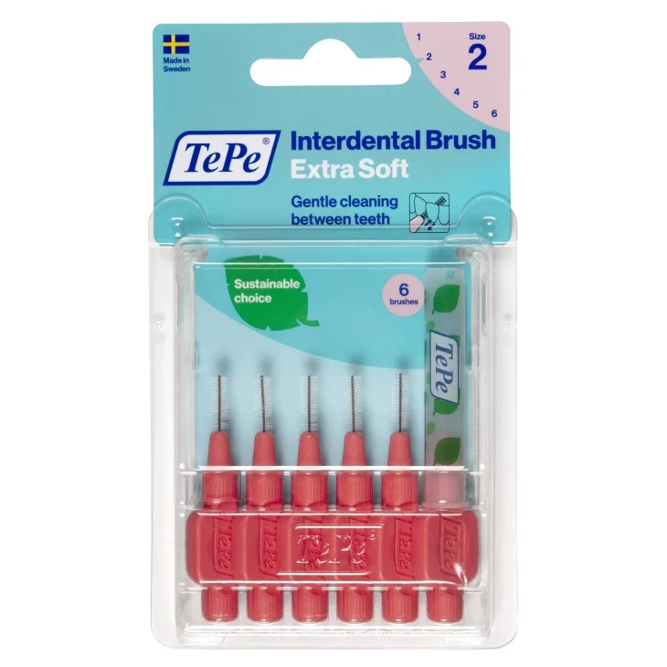 TePe Extra Soft Scovolino Rosso 0,5 mm 6 pezzi