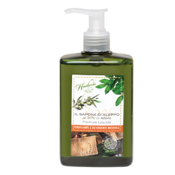 Huilerie Sapone Di Aleppo al 30% di Alloro Formula Liquida 300 ml