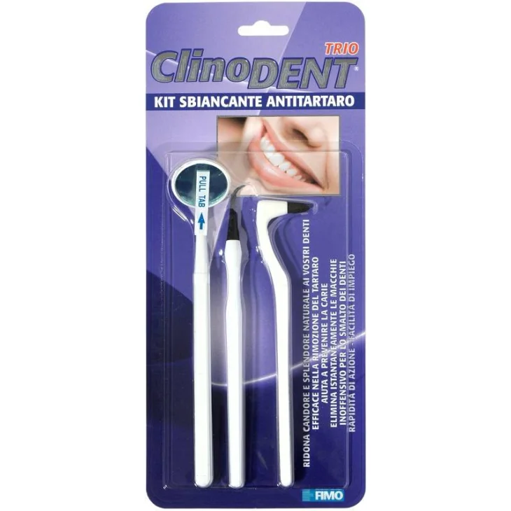 Clinodent Trio Sbiancante Anti Tartaro 1 Pezzo