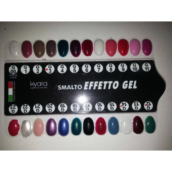 Kyara Smalto per Unghie Gel Effect N. 2 Marrone 12 ml