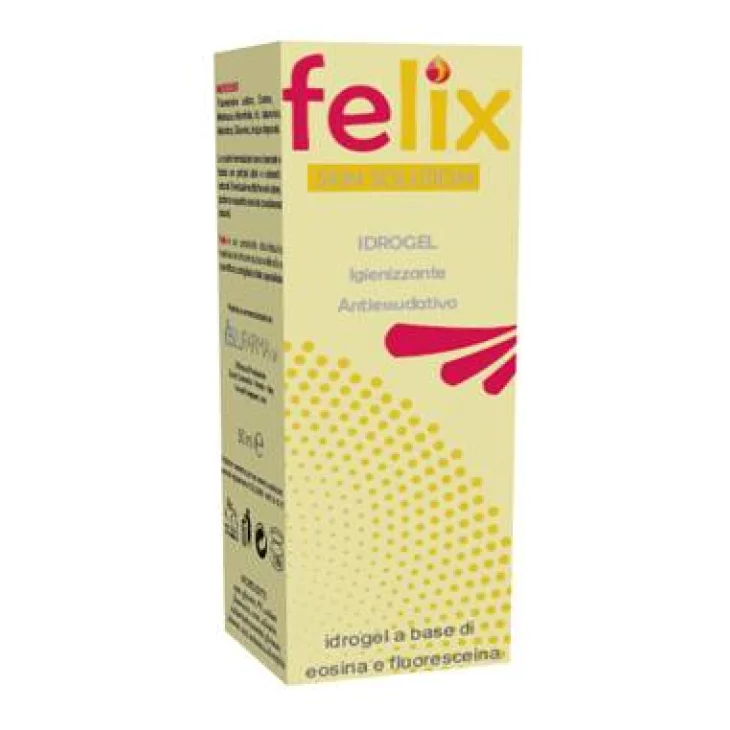 Felix Skin Solution Idrogel Igienizzante Antiessudativo Eosina E Fluoresceina 50 Ml
