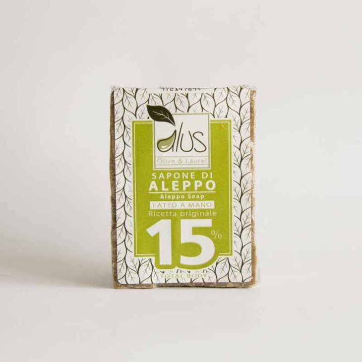 Alcea Sapone di Aleppo 15 % Cubetto 200 gr