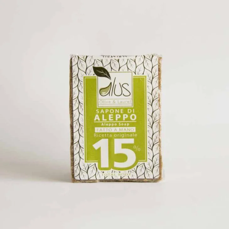 Alcea Sapone di Aleppo 15 % Cubetto 200 gr