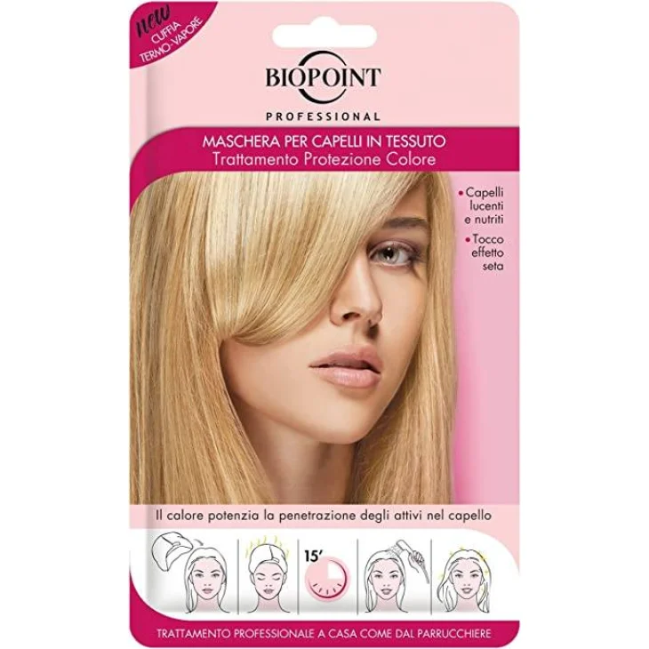 Biopoint Maschera per Capelli in Tessuto Protezione Colore 35 ml