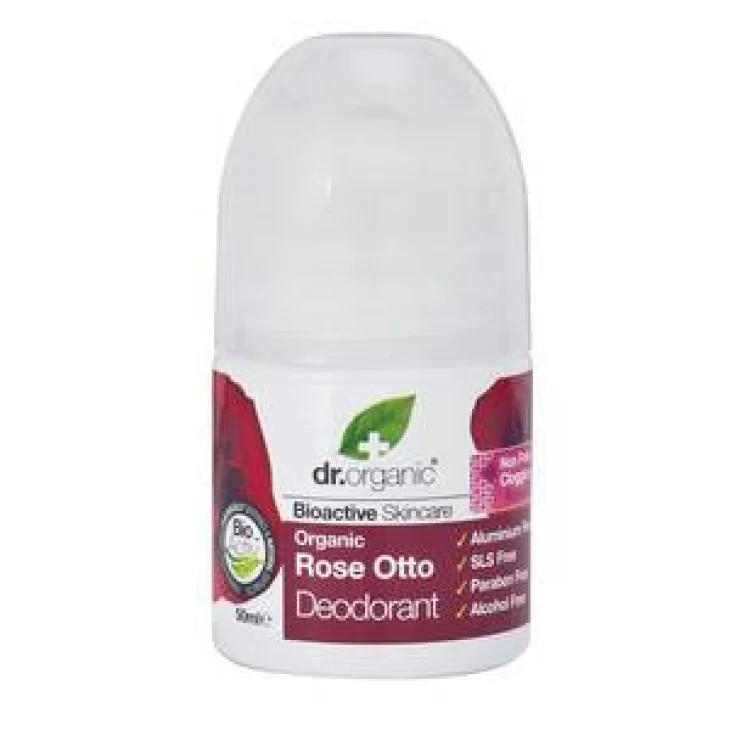 Dr Organic Rose Otto Rosa Deodorant Deodorante 50 ml