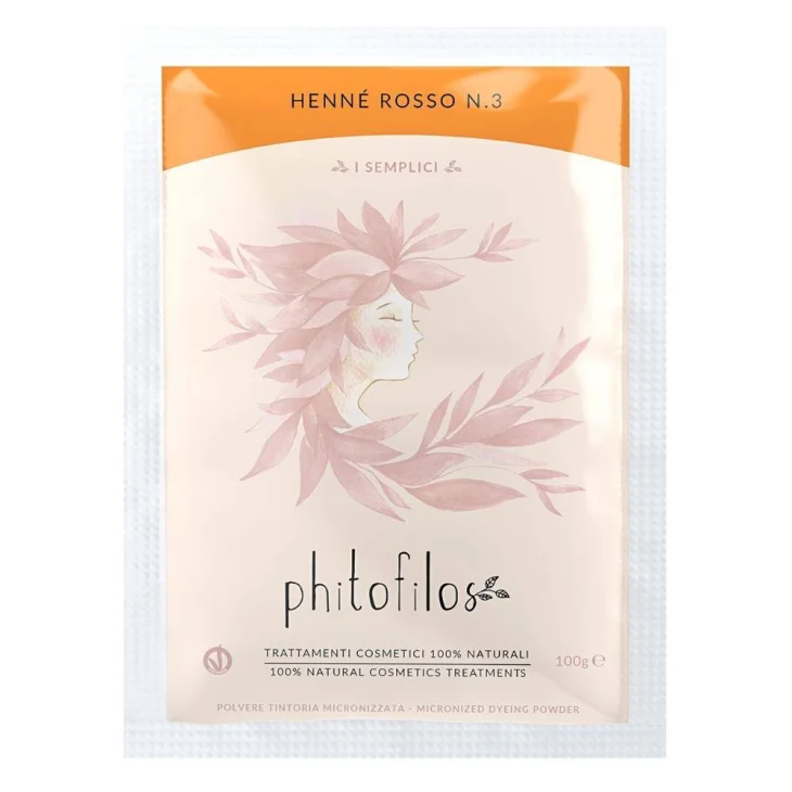 Phitofilos Hennè Rosso N3 Erbe Tintorie 100 g