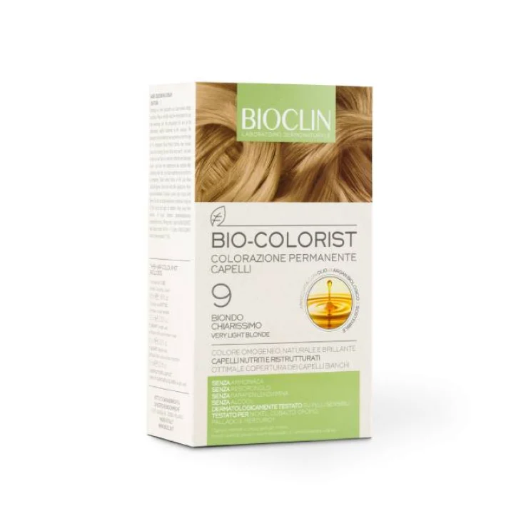 Bioclin Bio Colorist Kit Trattamento Colorante 9 Biondo Chiarissimo