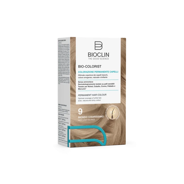 Bioclin Bio-Colorist Colorazione Permanente Capelli Biondo Chiarissimo 9