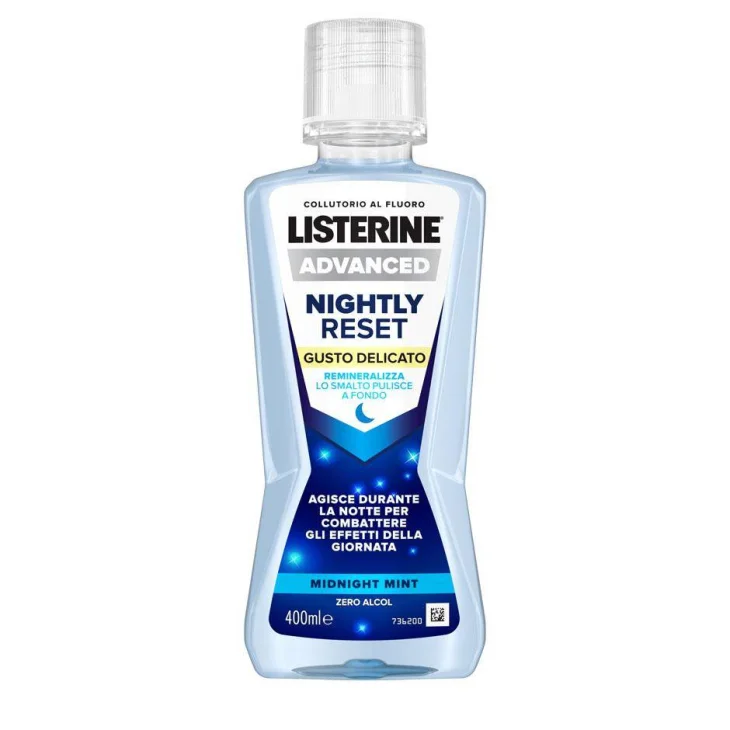 Listerine Nightly Reset Collutorio Gusto Delicato 400 ml