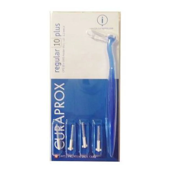 Curaprox Regular 10 Plus Capsule 10 Con 5 Scovolini + Supporto