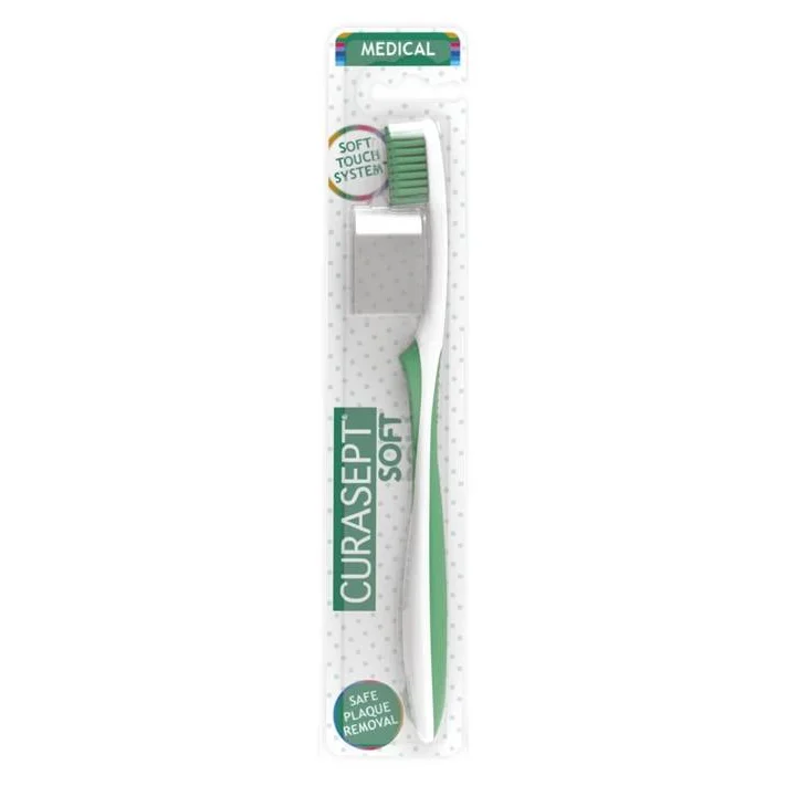 Spazzolino Curasept Soft Medical Verde