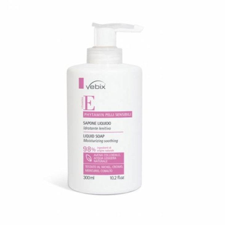 Vebix Phytamin Sapone Liquido Pelli Sensibili Lenitivo 300 ml