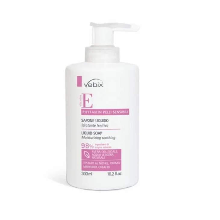 Vebix Phytamin Sapone Liquido Pelli Sensibili Lenitivo 300 ml